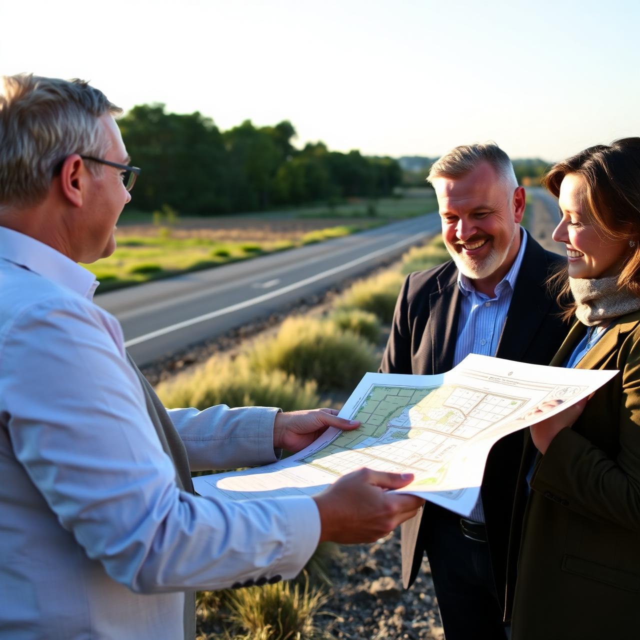 ECCS consultant with a client at a site visit